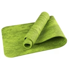 Коврик для йоги ТПЕ 183х61х0,6 см TPEM6-103 (зеленый гранит) (B34522)